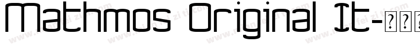 Mathmos Original It字体转换